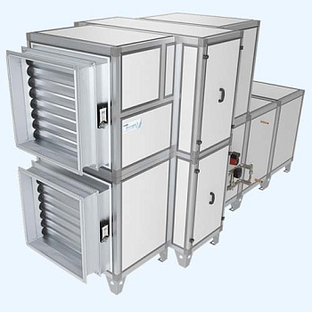 8000 Aqua RR F BC Breezart Приточно-вытяжная установка с рекуператором и фреоновым охладителем